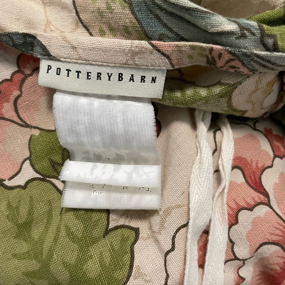 Pottery Barn Full/Queen Floral Duvet with 2 Shams - Picture 5 of 7